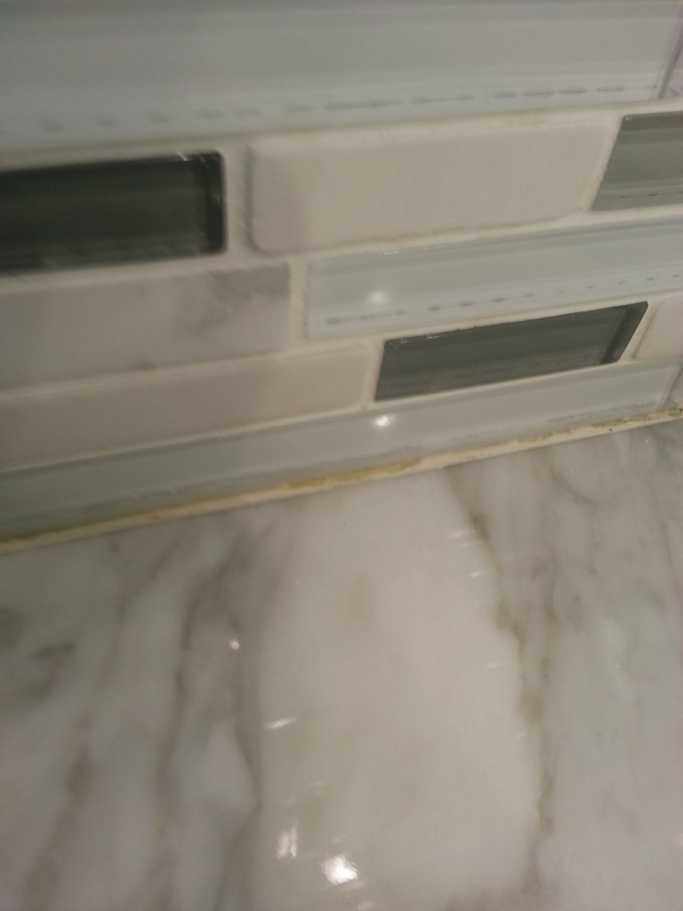 white marble peel and stick floor tile