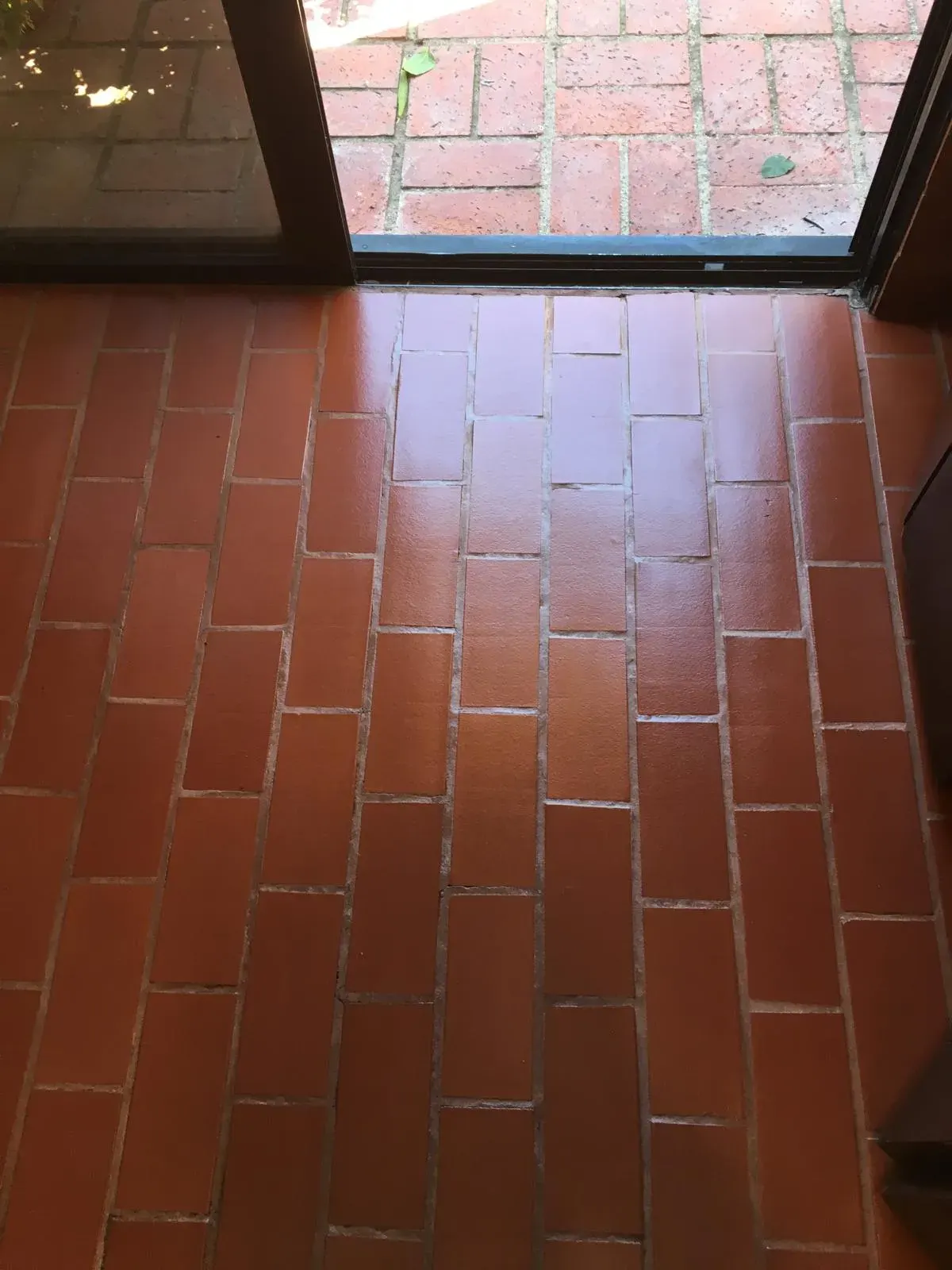 Brick Floor Restoration - After