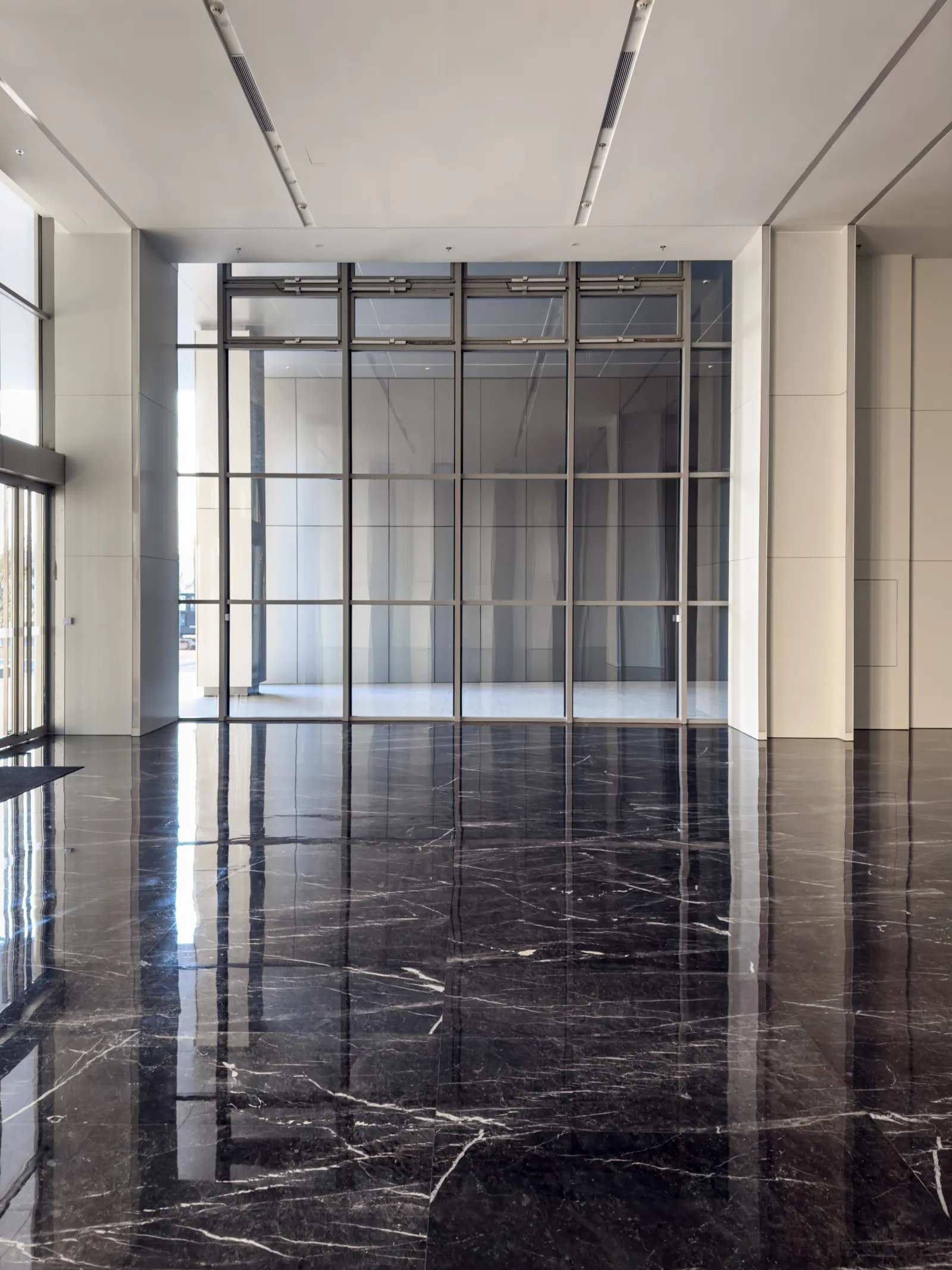 Commercial Lobby Marble Polishing - After