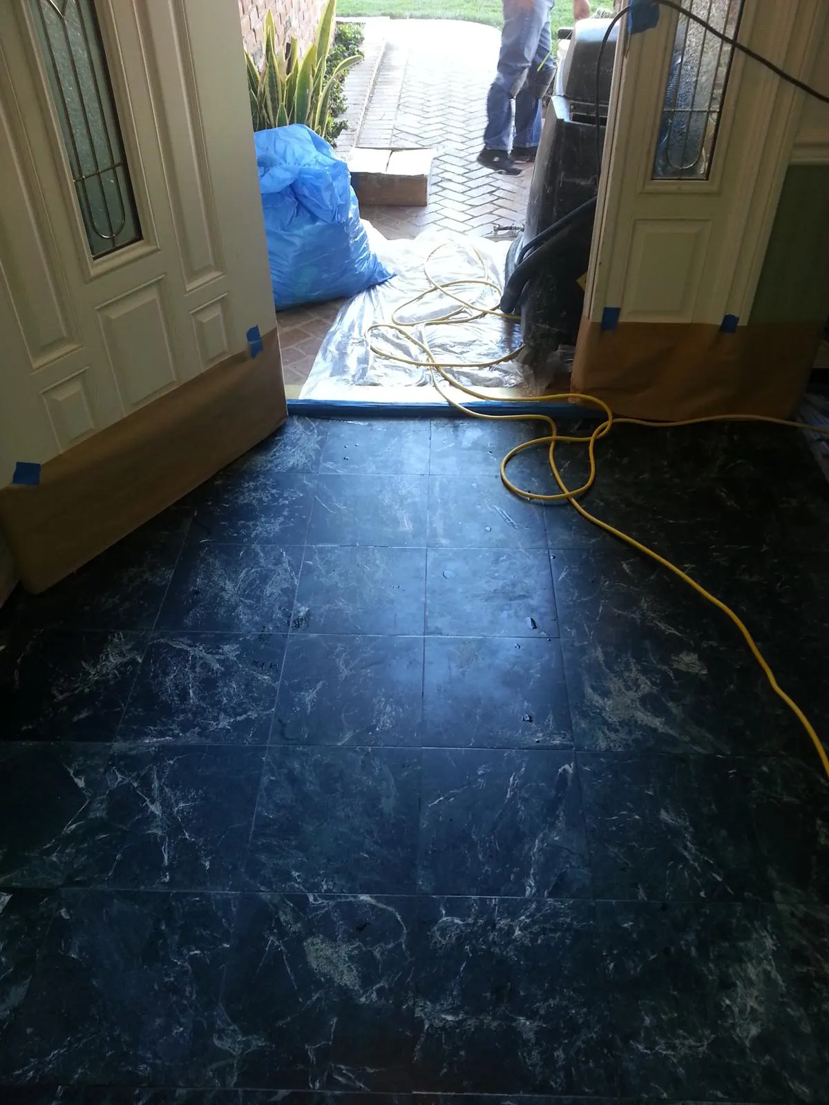 Deep Cleaning Natural Stone Floor