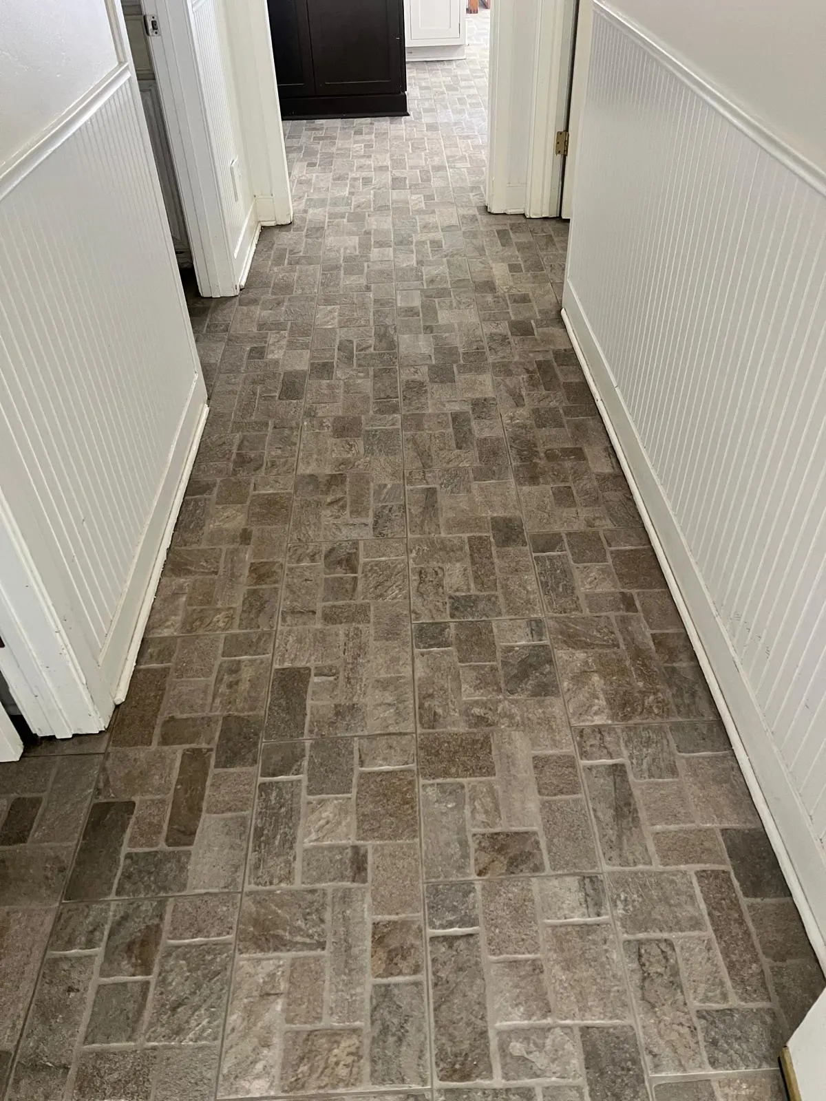 Rustic Stone Tile Floor Cleaning