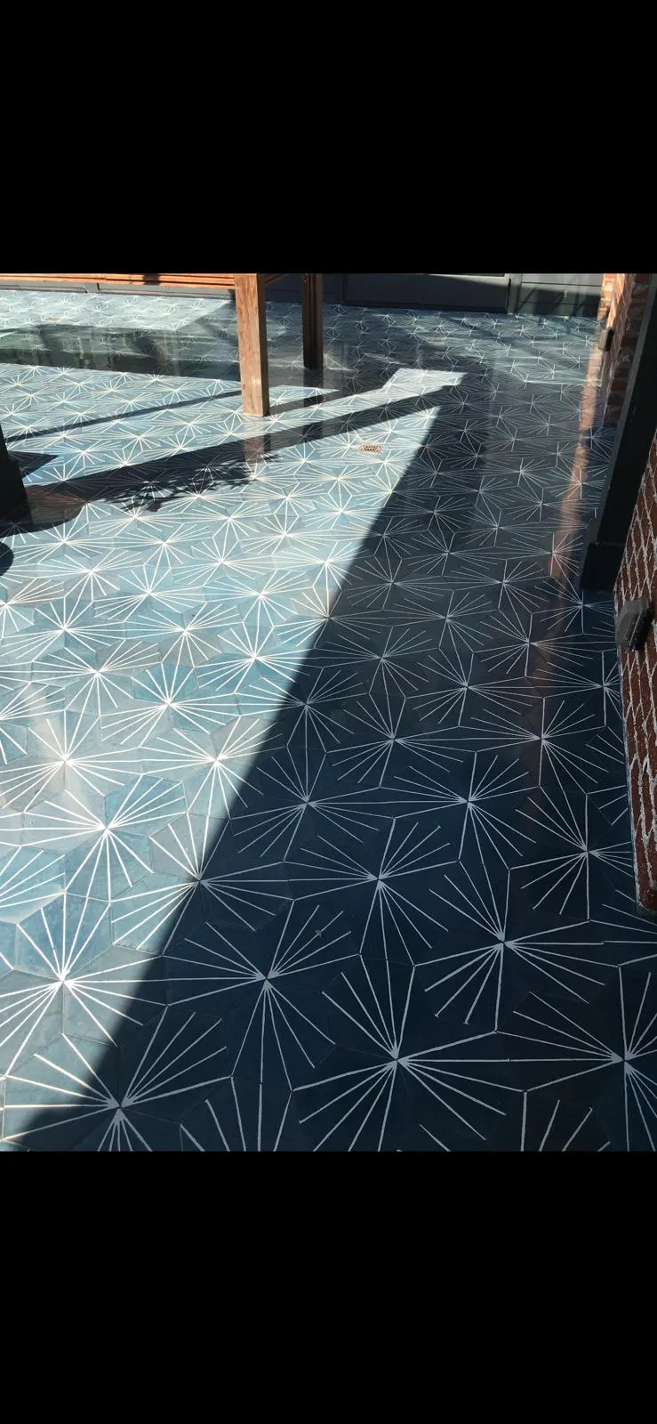 Polished Geometric Outdoor Tiles