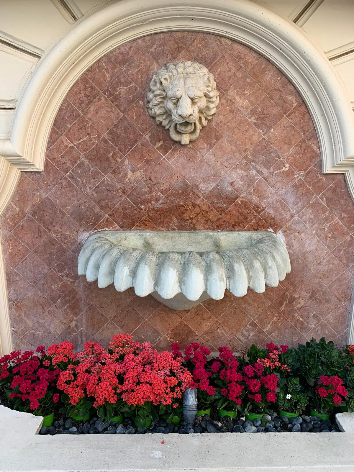 Fountain Marble Stain Removal