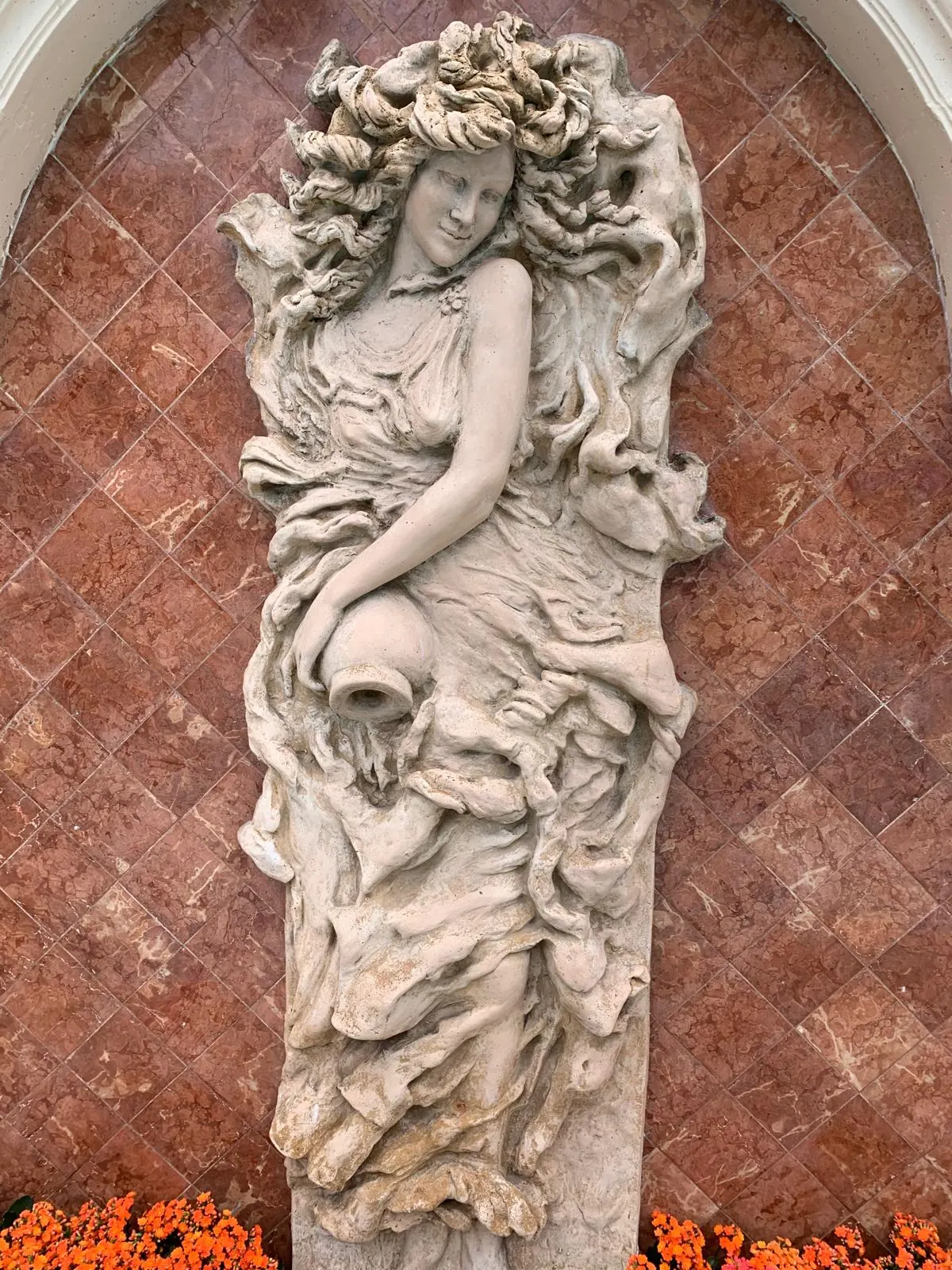 Weathered Bas-Relief Cleaning