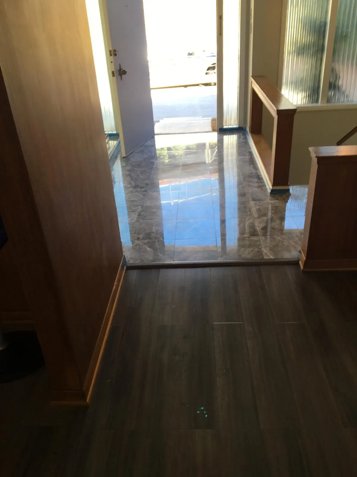 Entryway Stone Tile Polishing