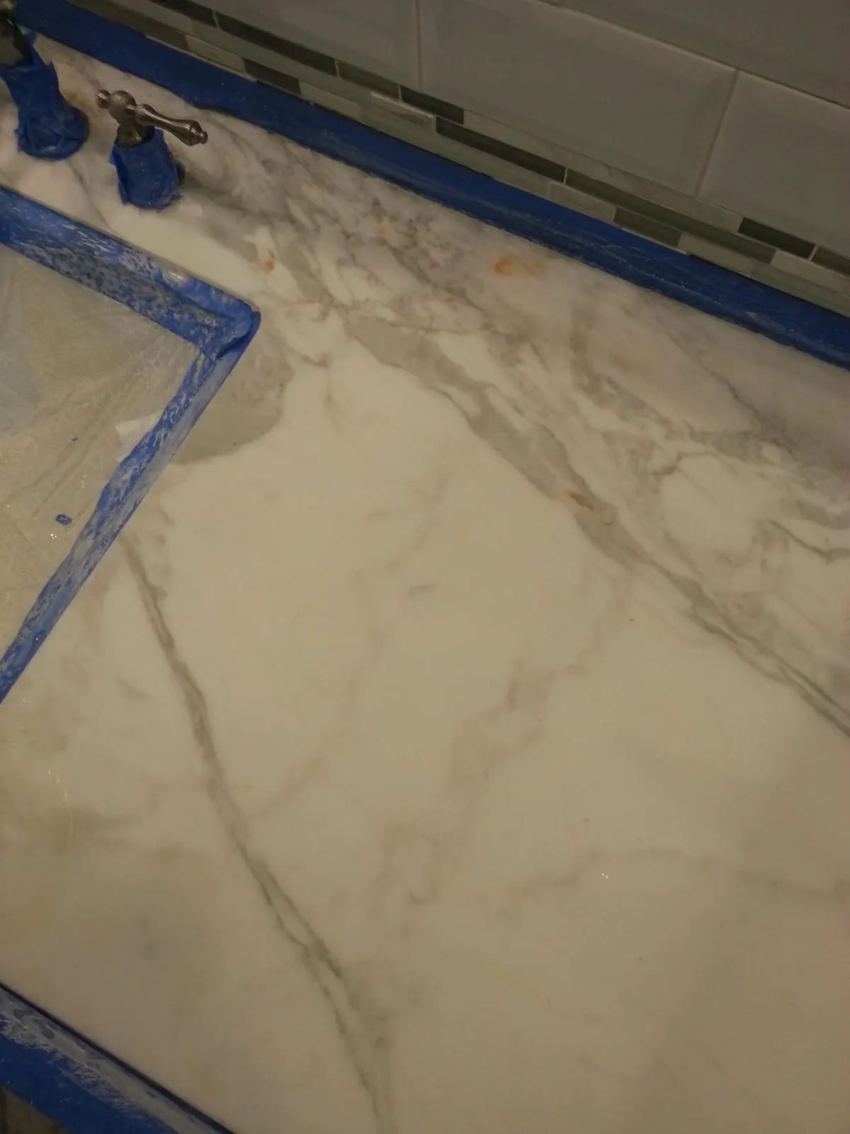Marble Countertop Honing Process